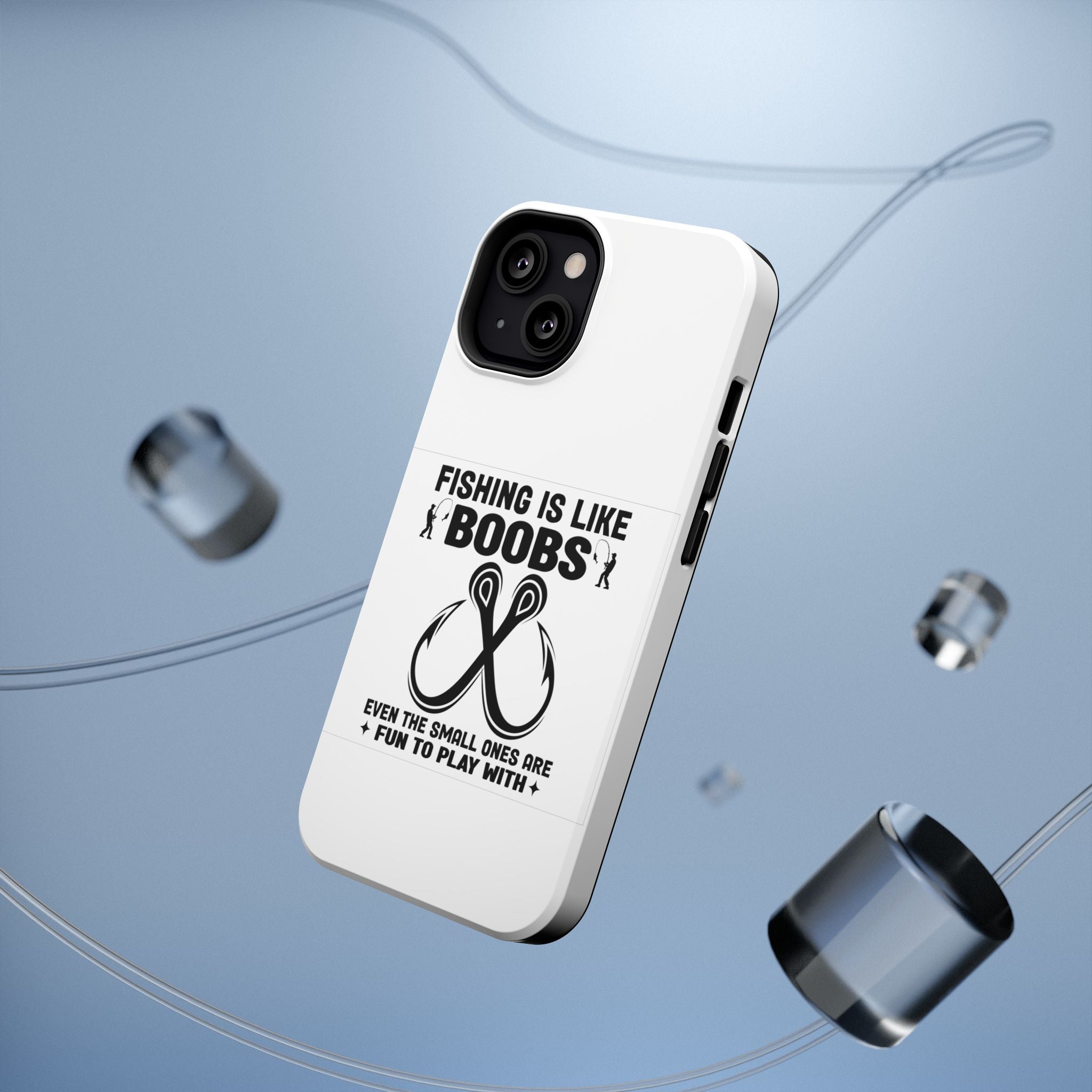 Fishing Is Like Boobs phone case | Impact-Resistant Case