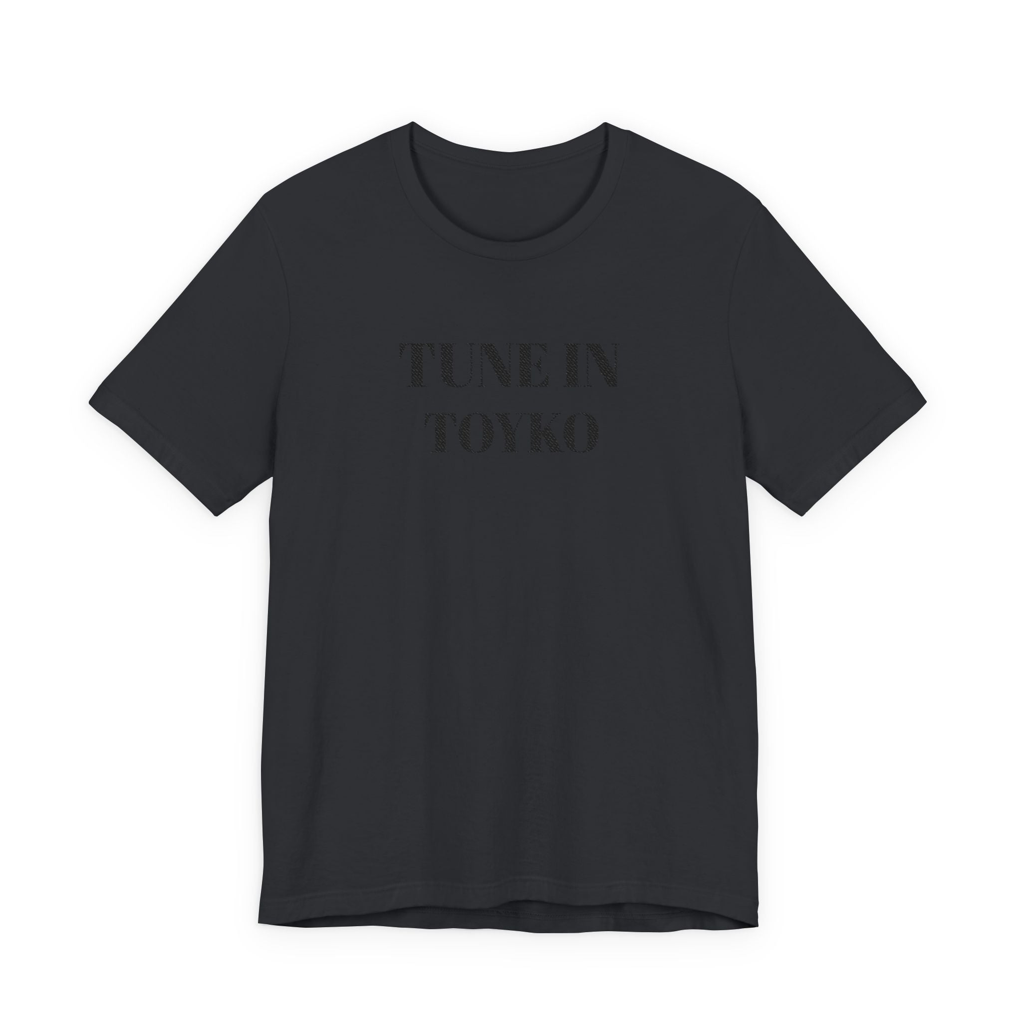 Tune In Toyko Tee | Text Graphic Shirt, Minimalist Stencil Typography
