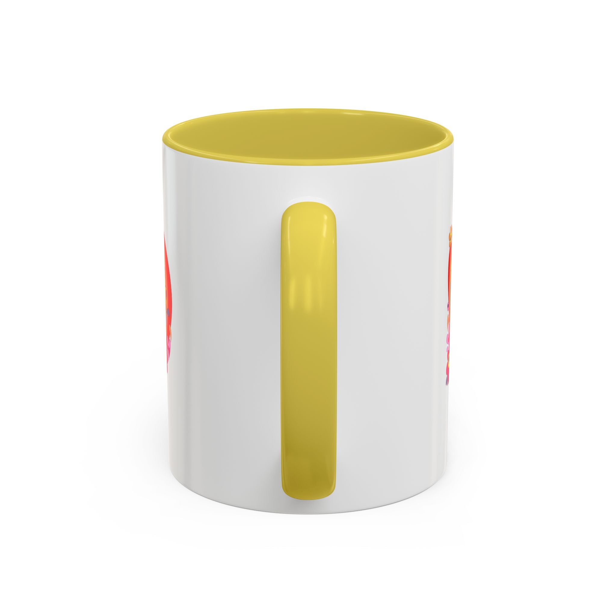 Retro Peace Flower Power Mug | Colorful 70s Hippie Design
