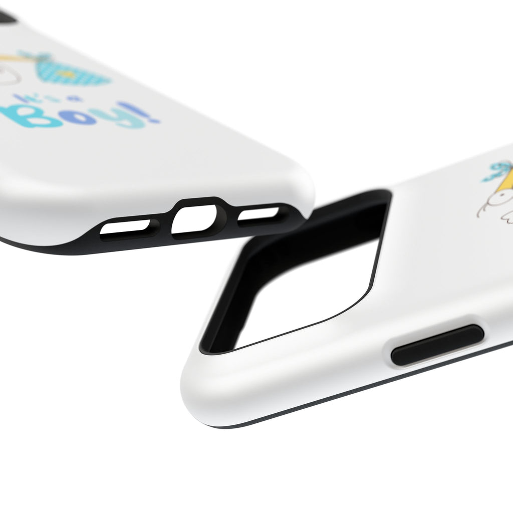 Stork 'It's a Boy' Phone Case | Impact-Resistant Case