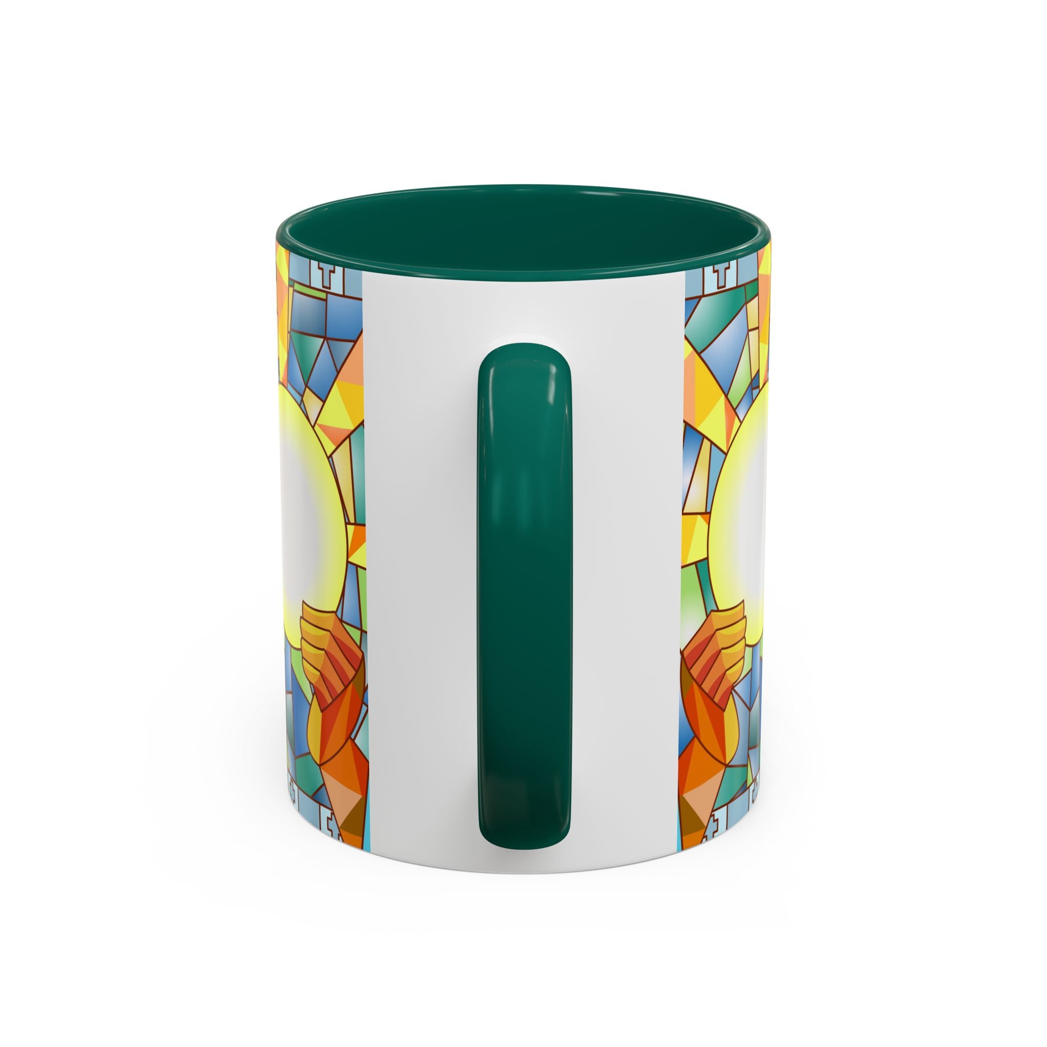 Stained Glass Eucharist Chalice Mug | Church Communion Ceramic Mug
