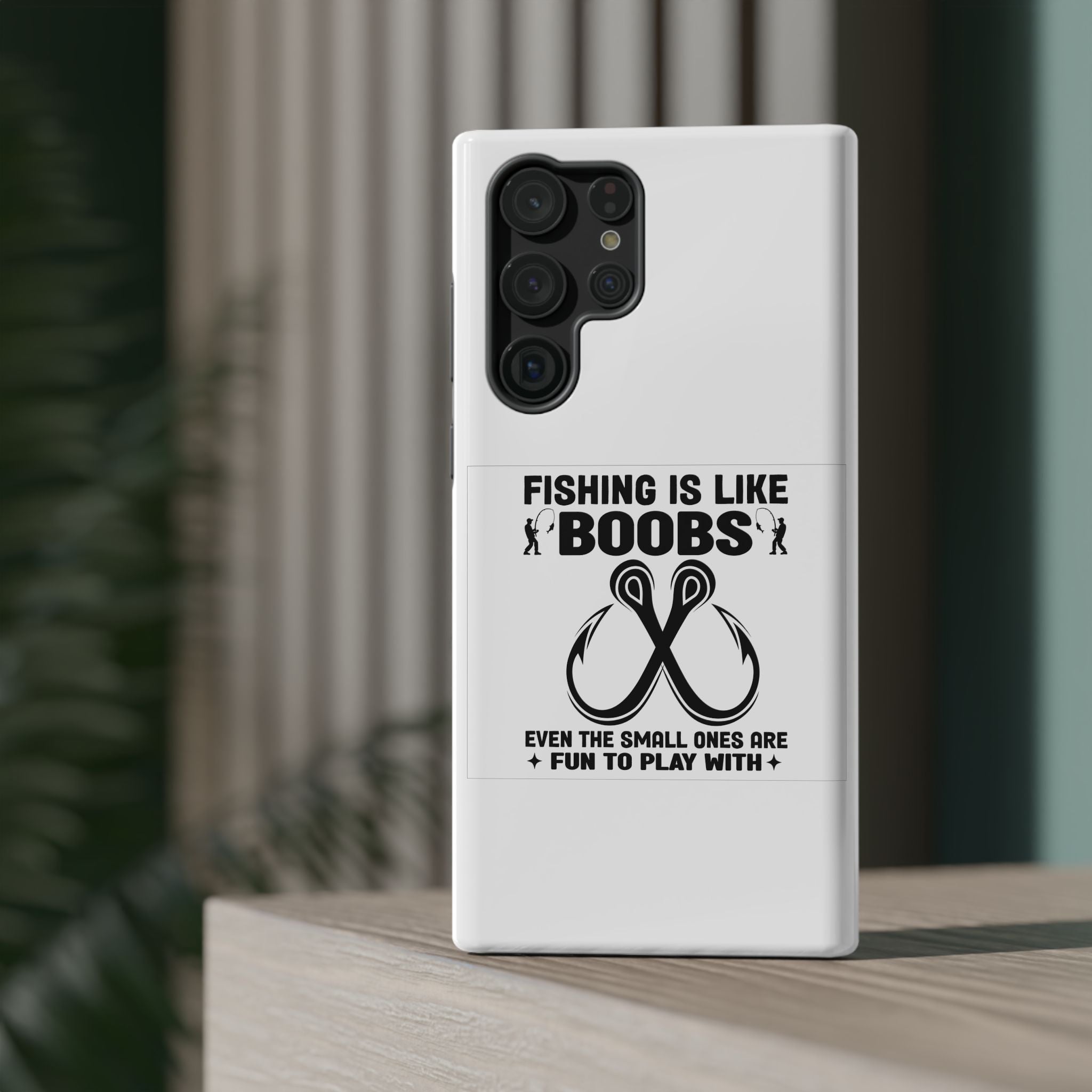 Fishing Is Like Boobs phone case | Impact-Resistant Case