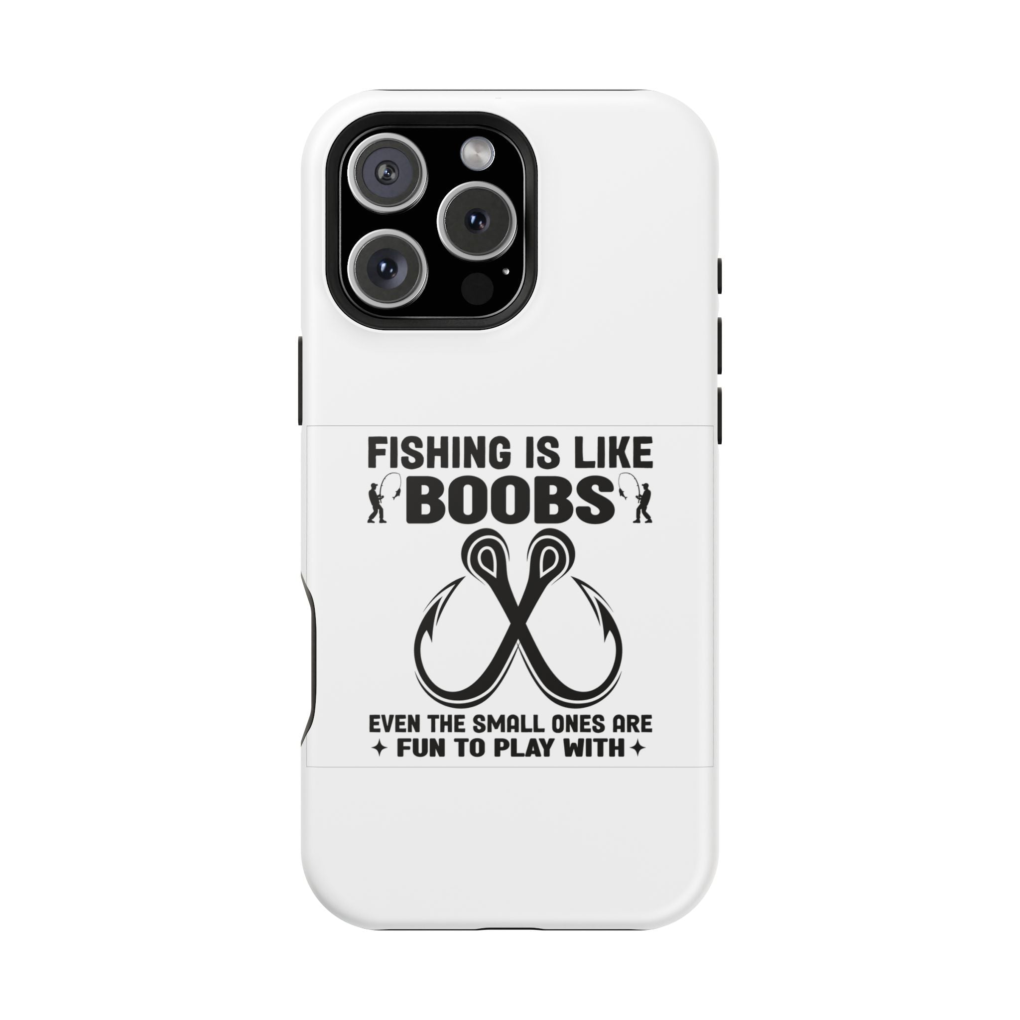 Fishing Is Like Boobs phone case | Impact-Resistant Case