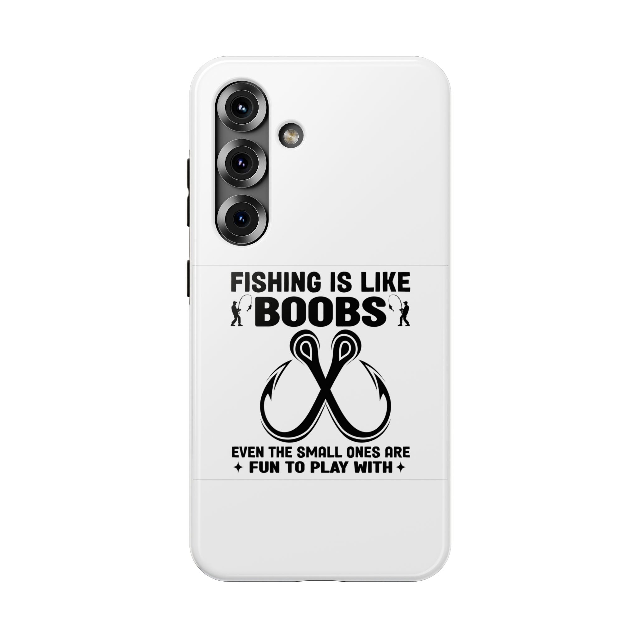 Fishing Is Like Boobs phone case | Impact-Resistant Case