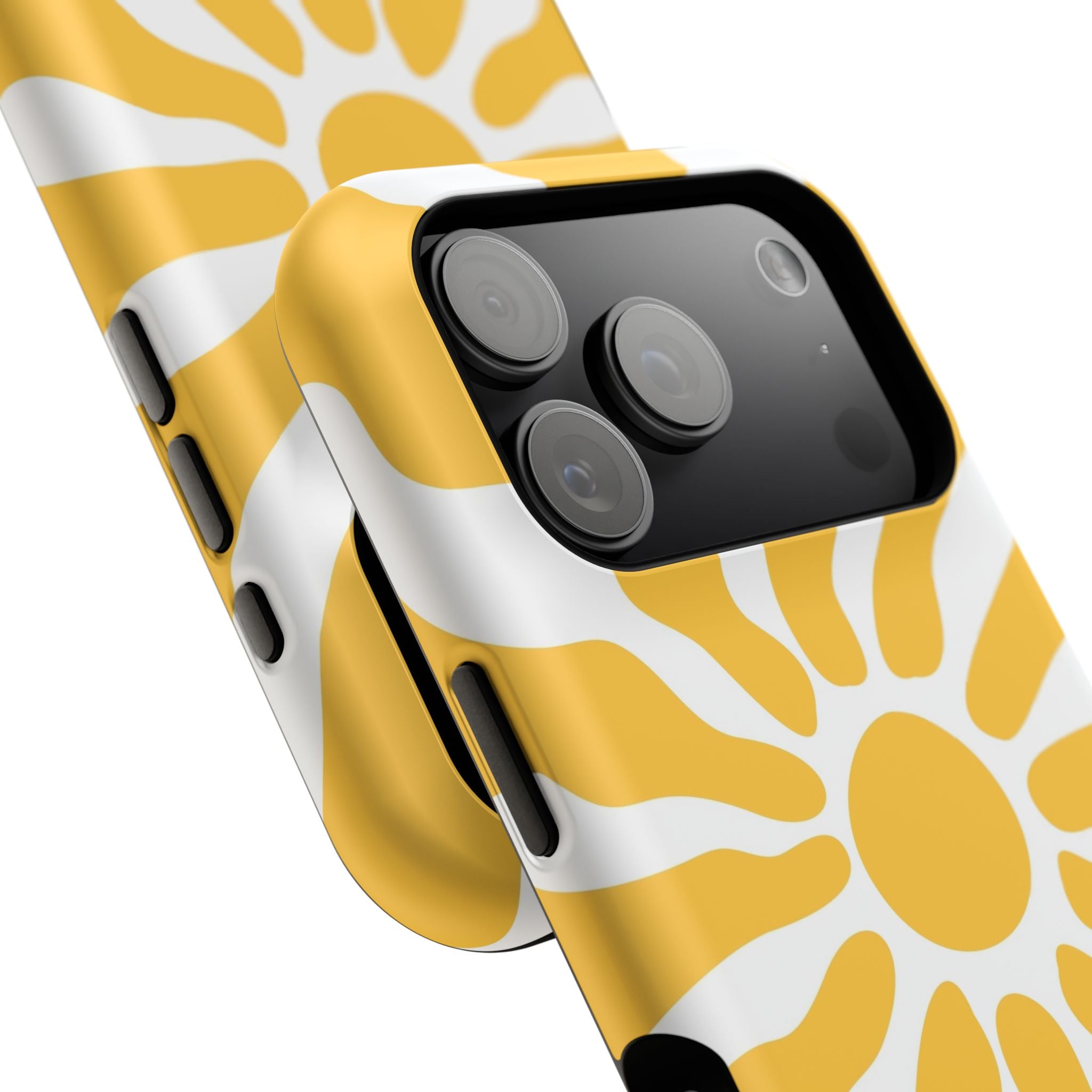 Retro Sunburst iPhone Case | Impact-Resistant Phone Case