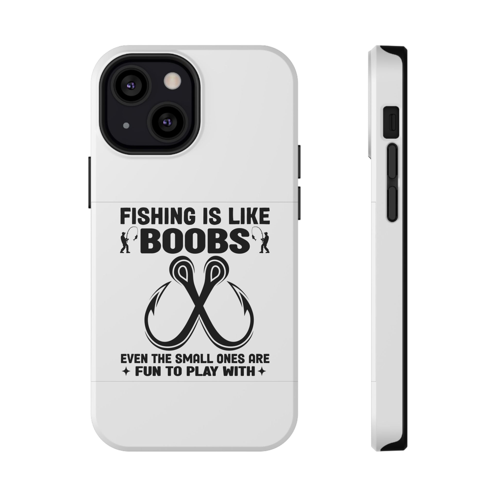 Fishing Is Like Boobs phone case | Impact-Resistant Case