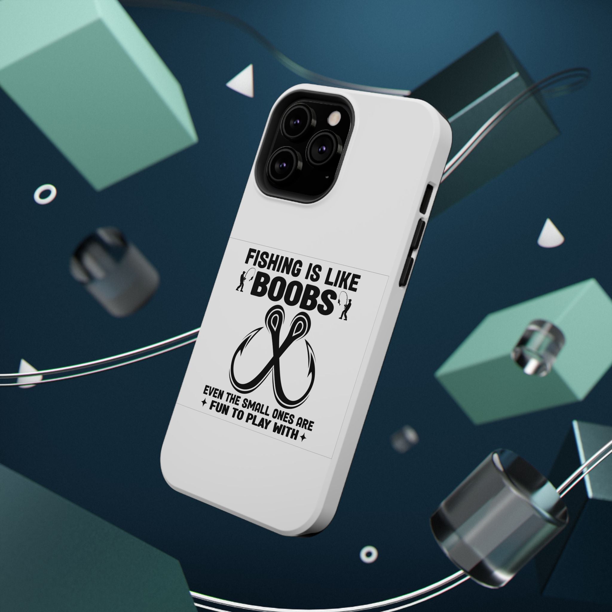 Fishing Is Like Boobs phone case | Impact-Resistant Case
