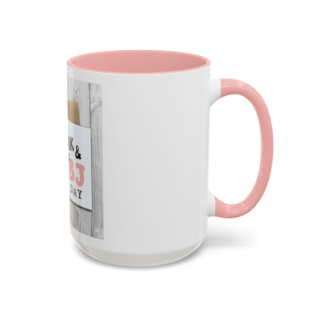 Happy Steak & BJ Day Mug | Novelty Coffee Mug, Humorous Holiday Design