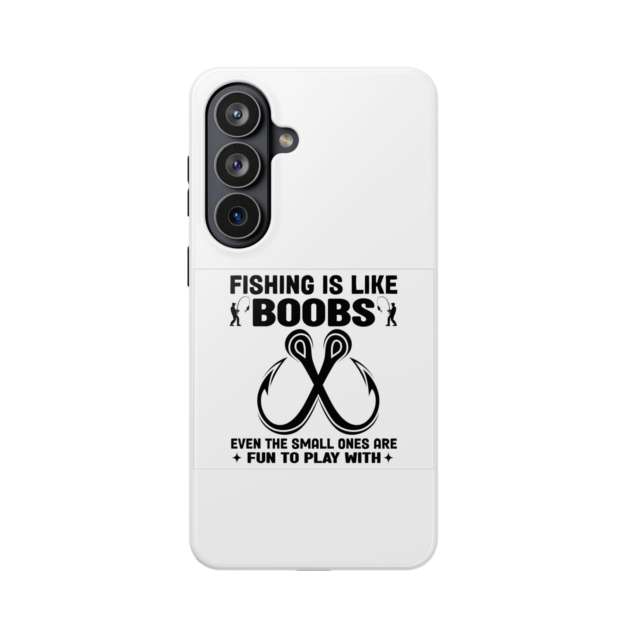 Fishing Is Like Boobs phone case | Impact-Resistant Case