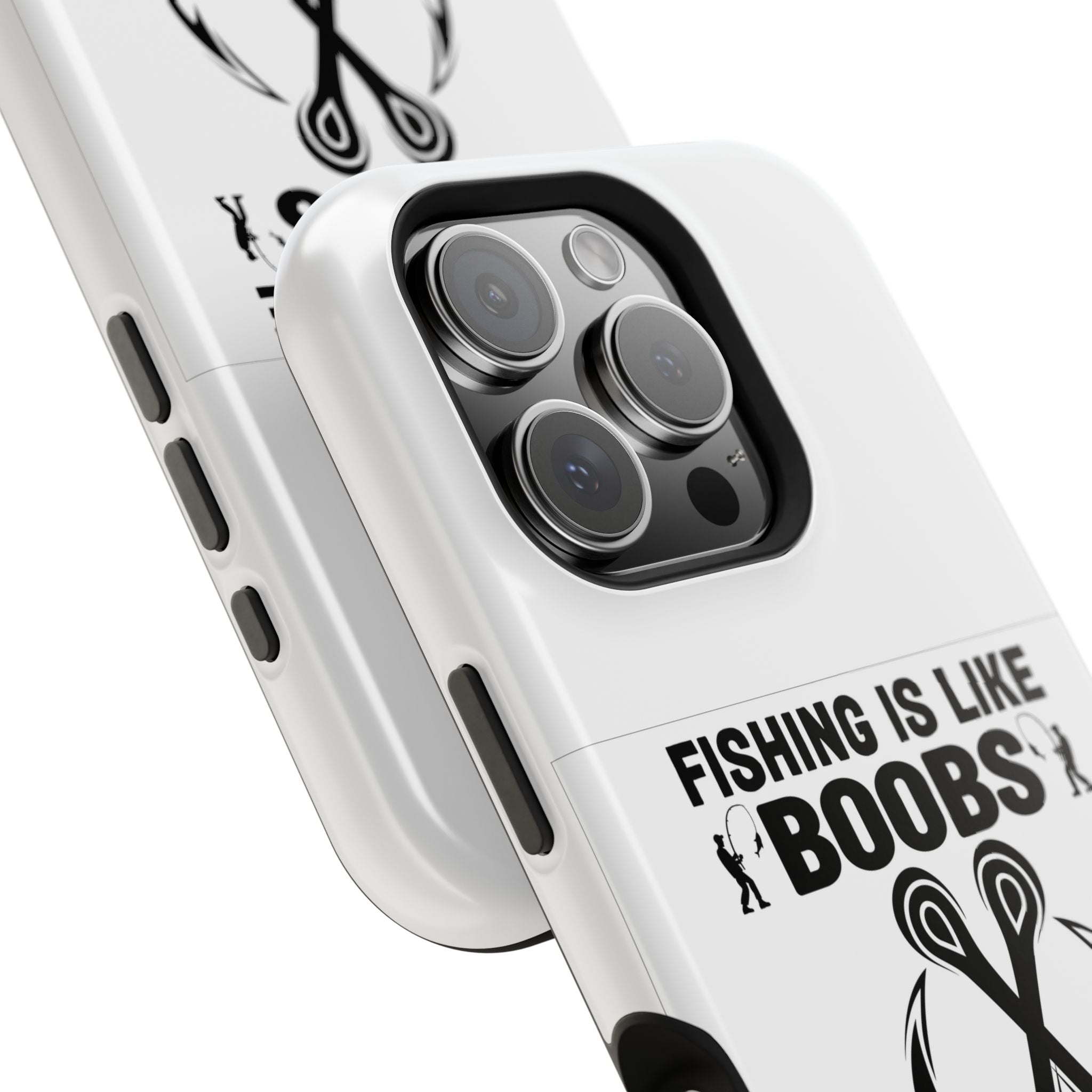 Fishing Is Like Boobs phone case | Impact-Resistant Case