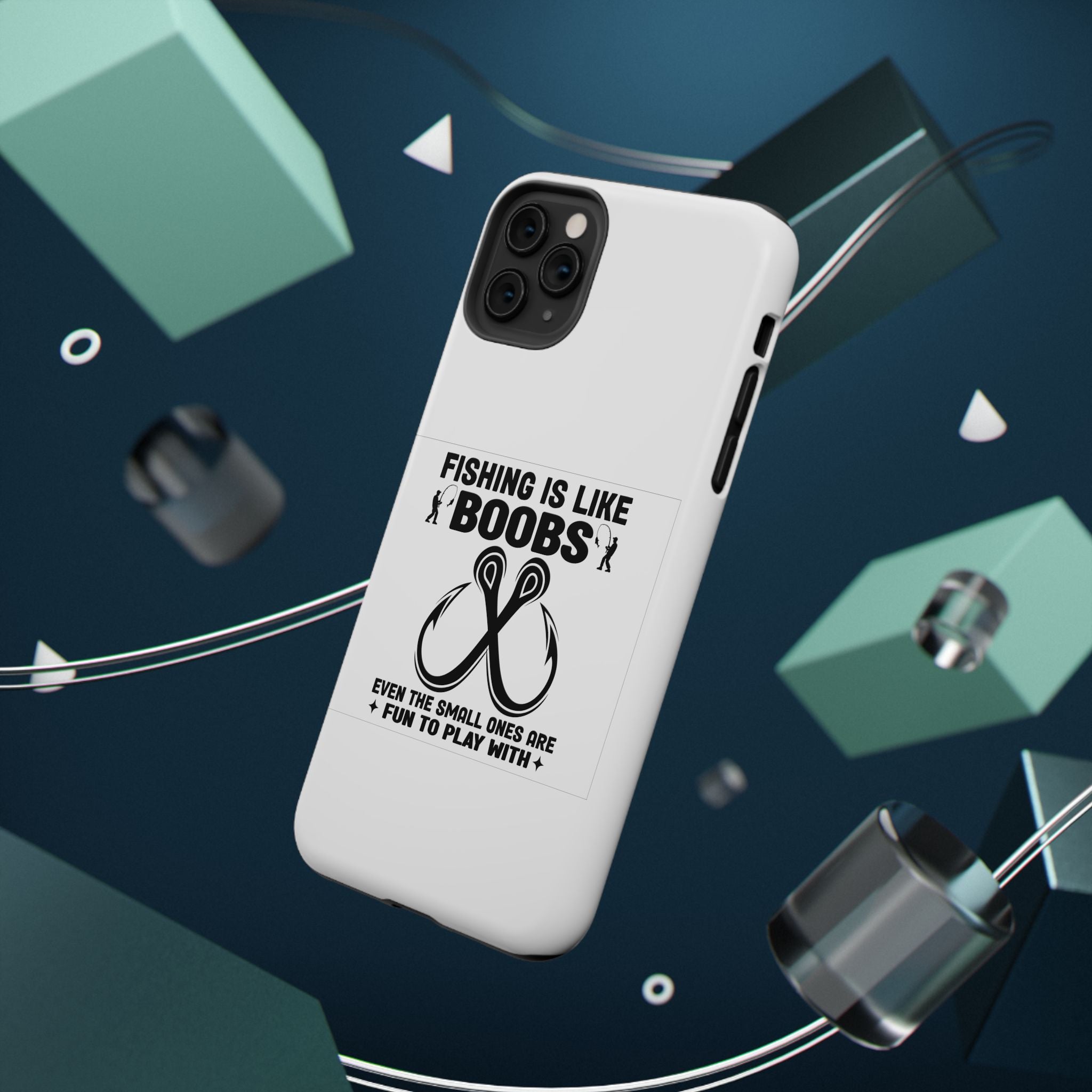 Fishing Is Like Boobs phone case | Impact-Resistant Case