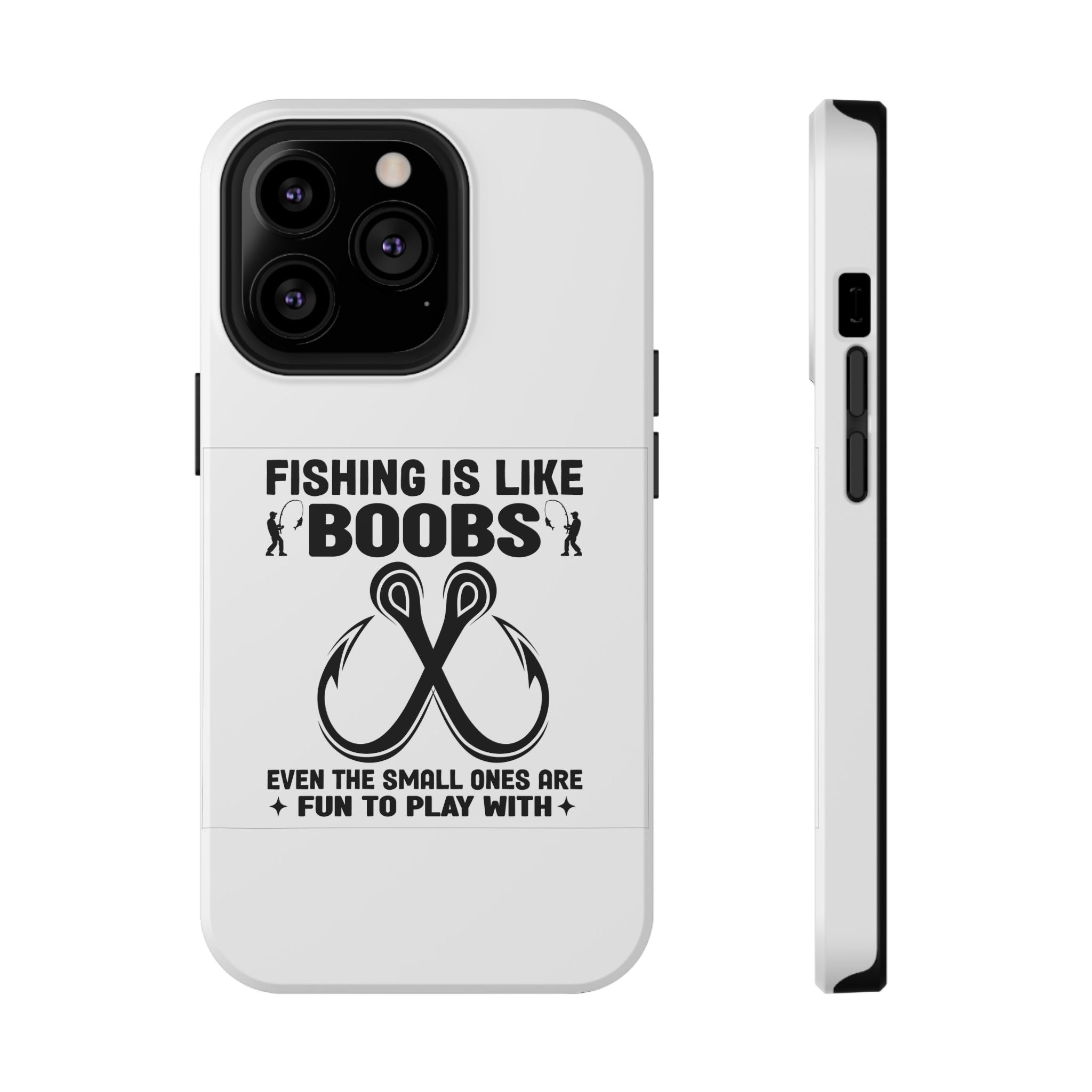 Fishing Is Like Boobs phone case | Impact-Resistant Case