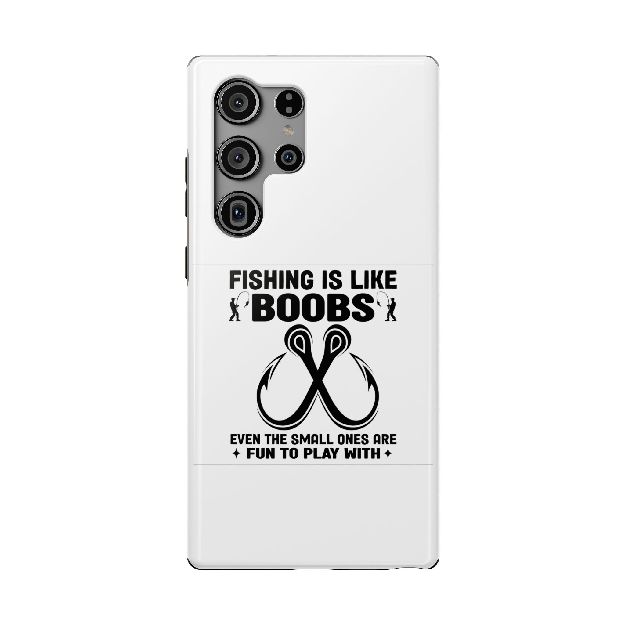 Fishing Is Like Boobs phone case | Impact-Resistant Case