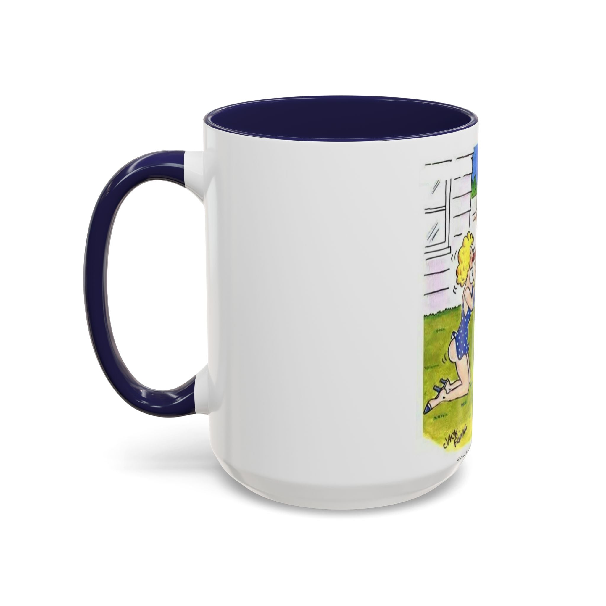 Backyard BBQ Cartoon mug | Accent Coffee Mug 11oz 15oz