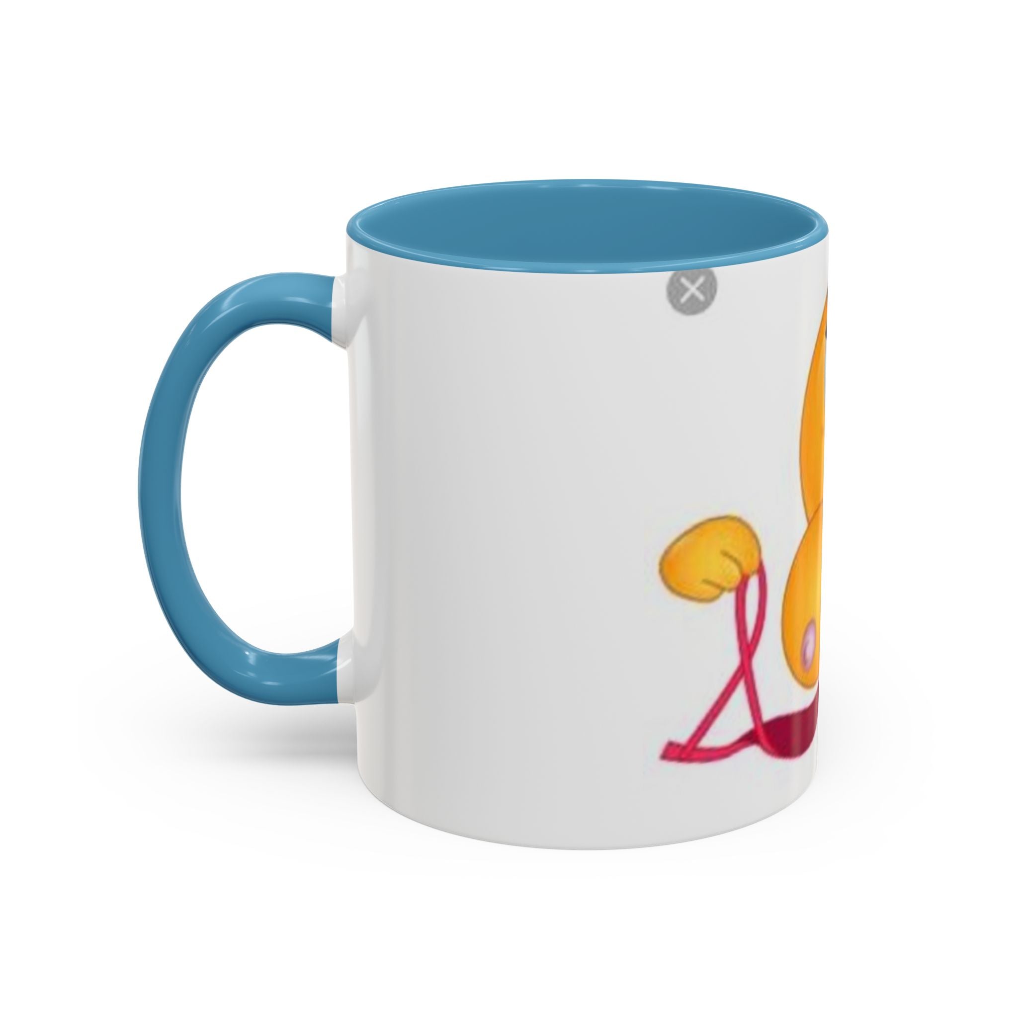 Winking Boob Emoji Mug Accent Coffee Mug | 11oz 15oz
