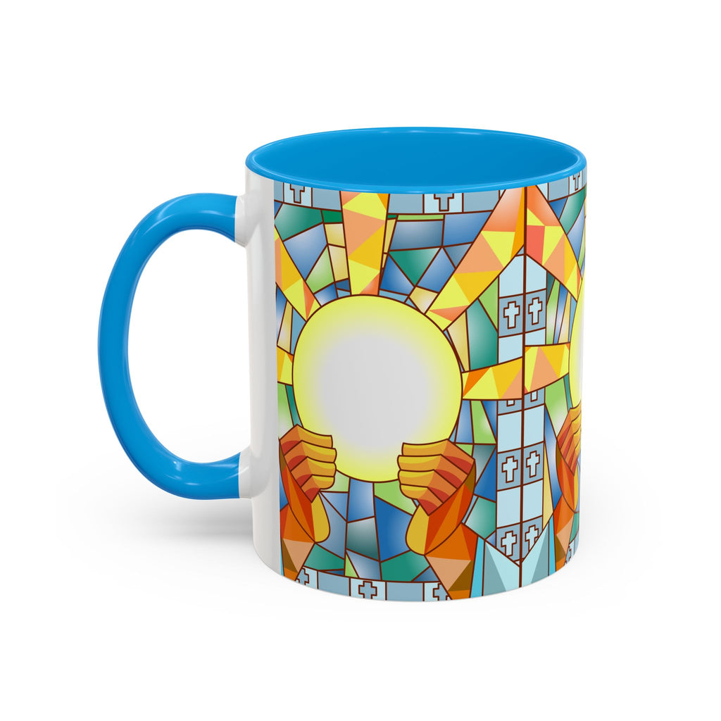 Stained Glass Eucharist Chalice Mug | Church Communion Ceramic Mug