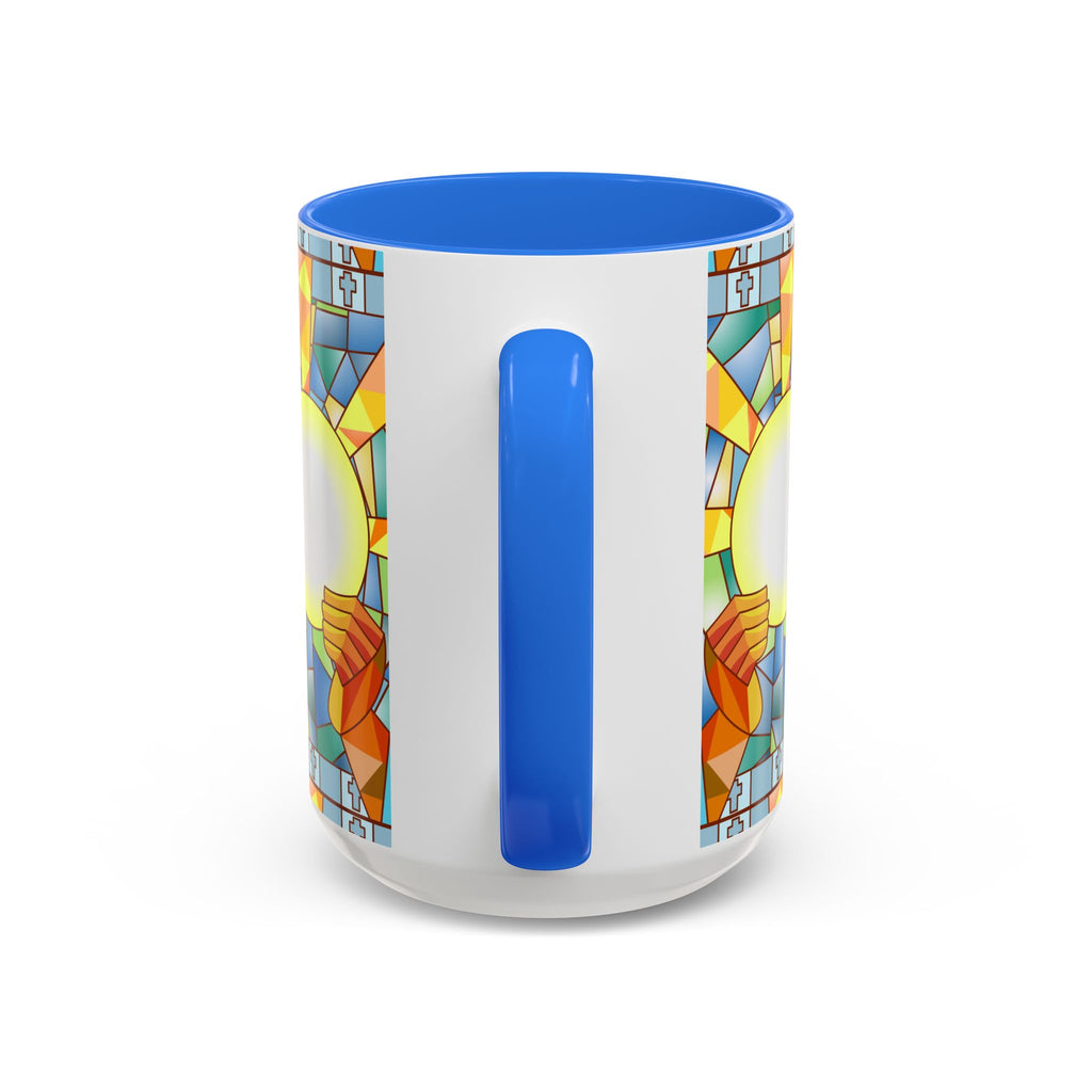 Stained Glass Eucharist Chalice Mug | Church Communion Ceramic Mug