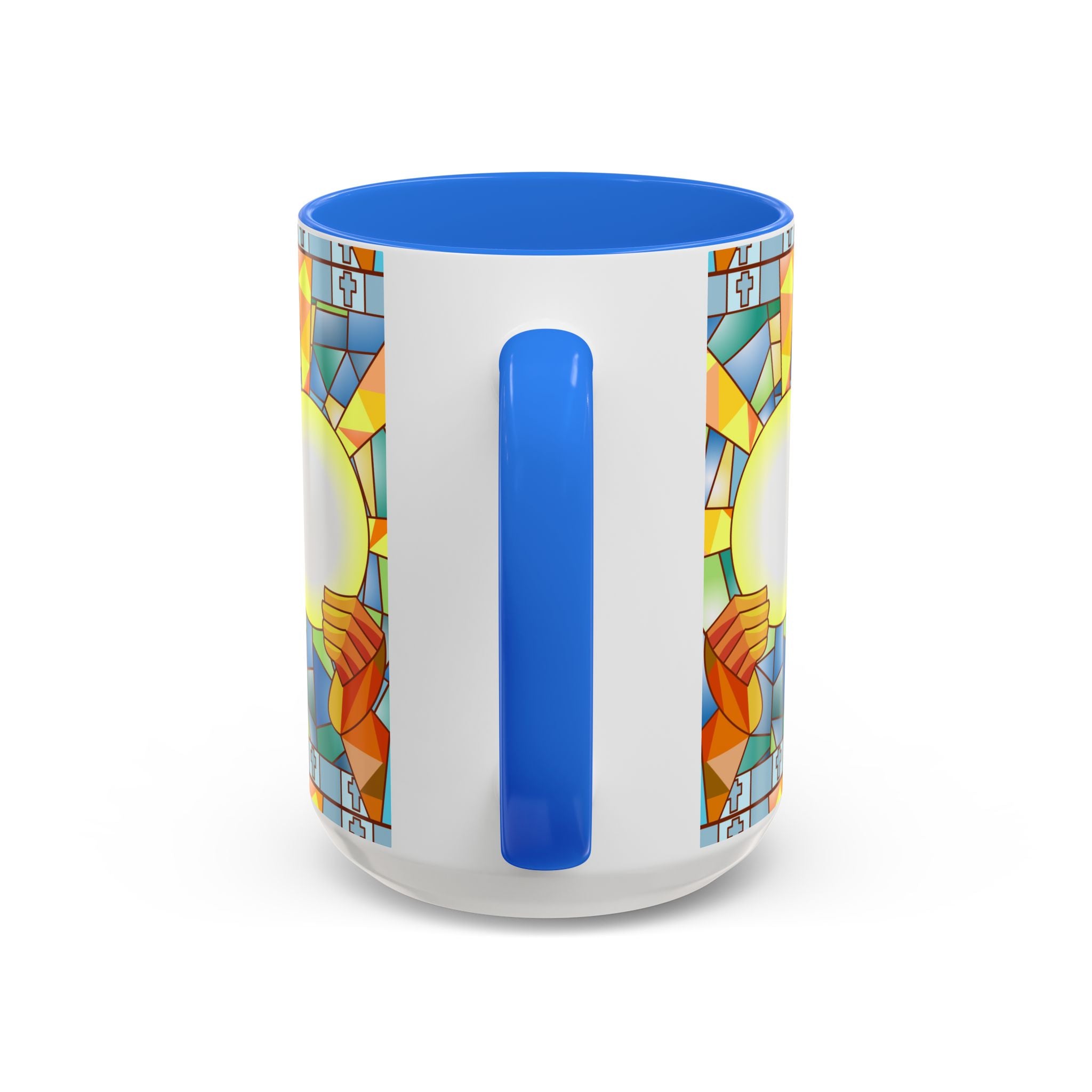 Stained Glass Eucharist Chalice Mug | Church Communion Ceramic Mug