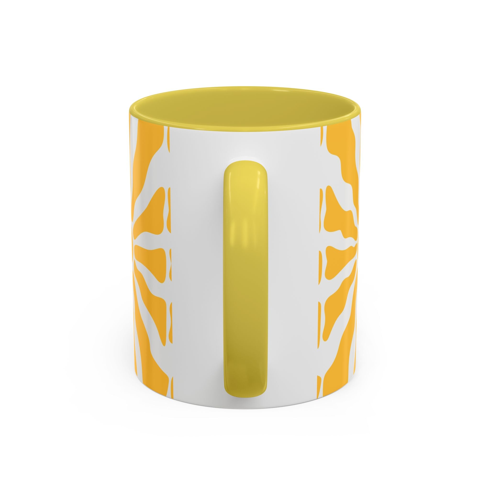 Yellow Sunburst Mug | Ceramic Coffee Cup