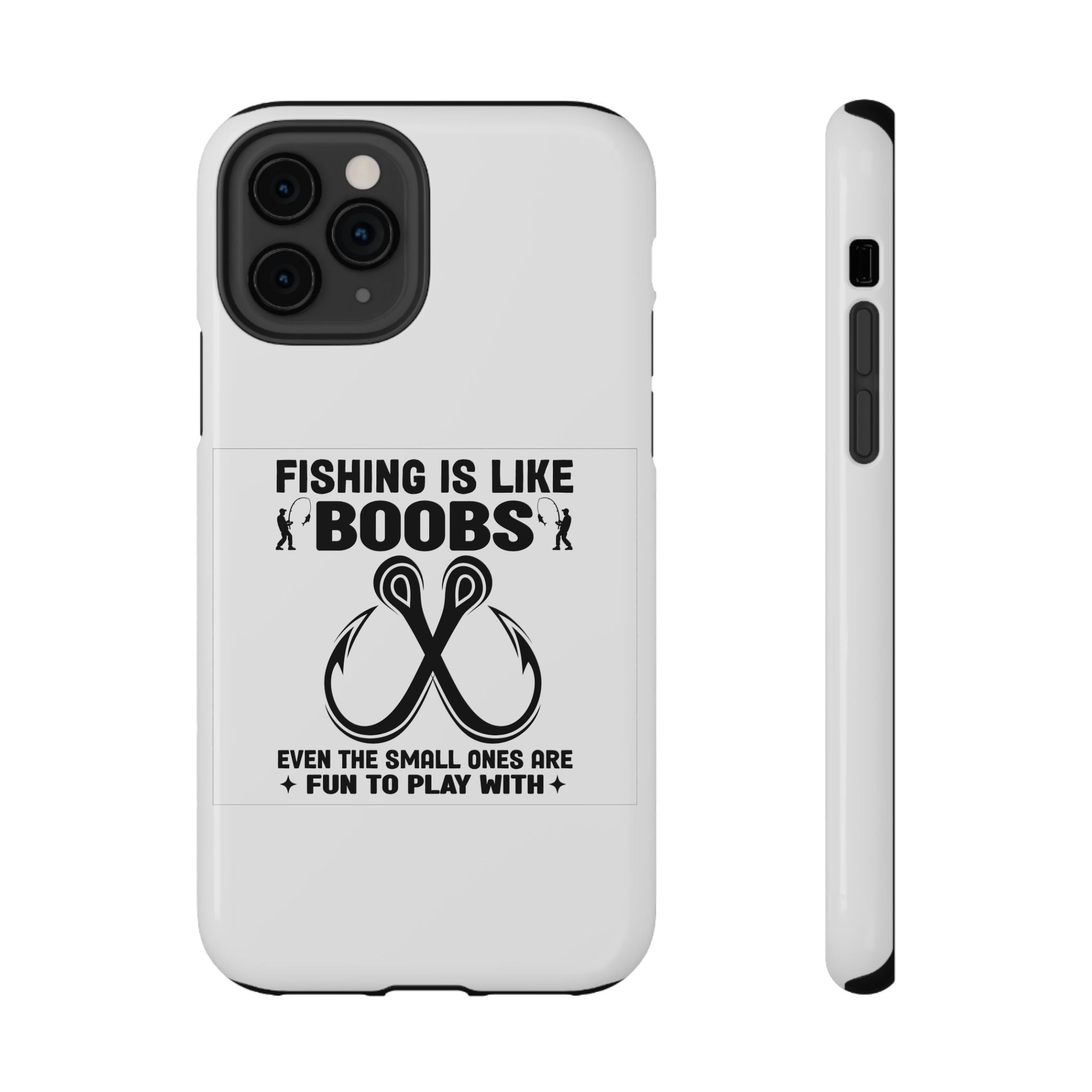 Fishing Is Like Boobs phone case | Impact-Resistant Case