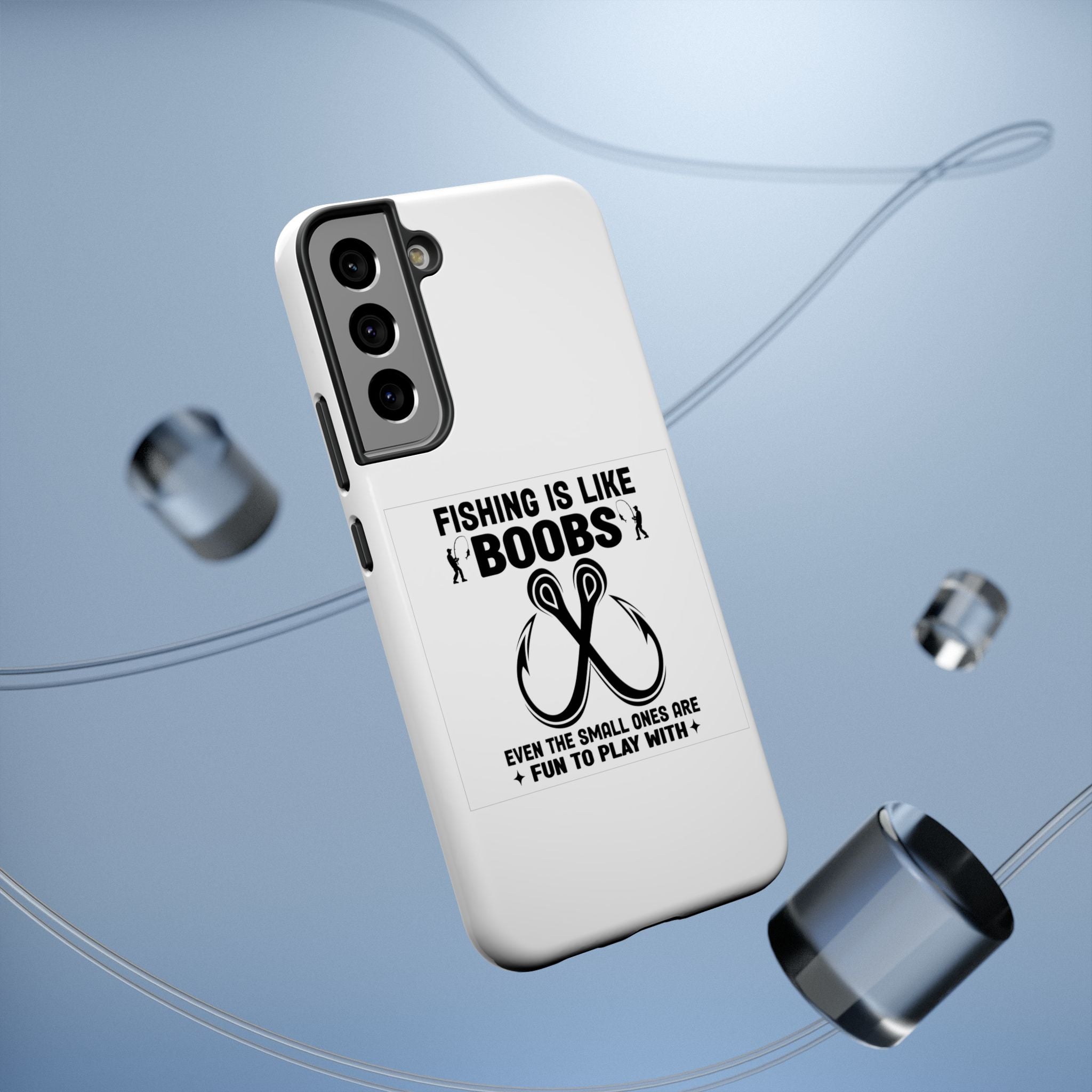 Fishing Is Like Boobs phone case | Impact-Resistant Case