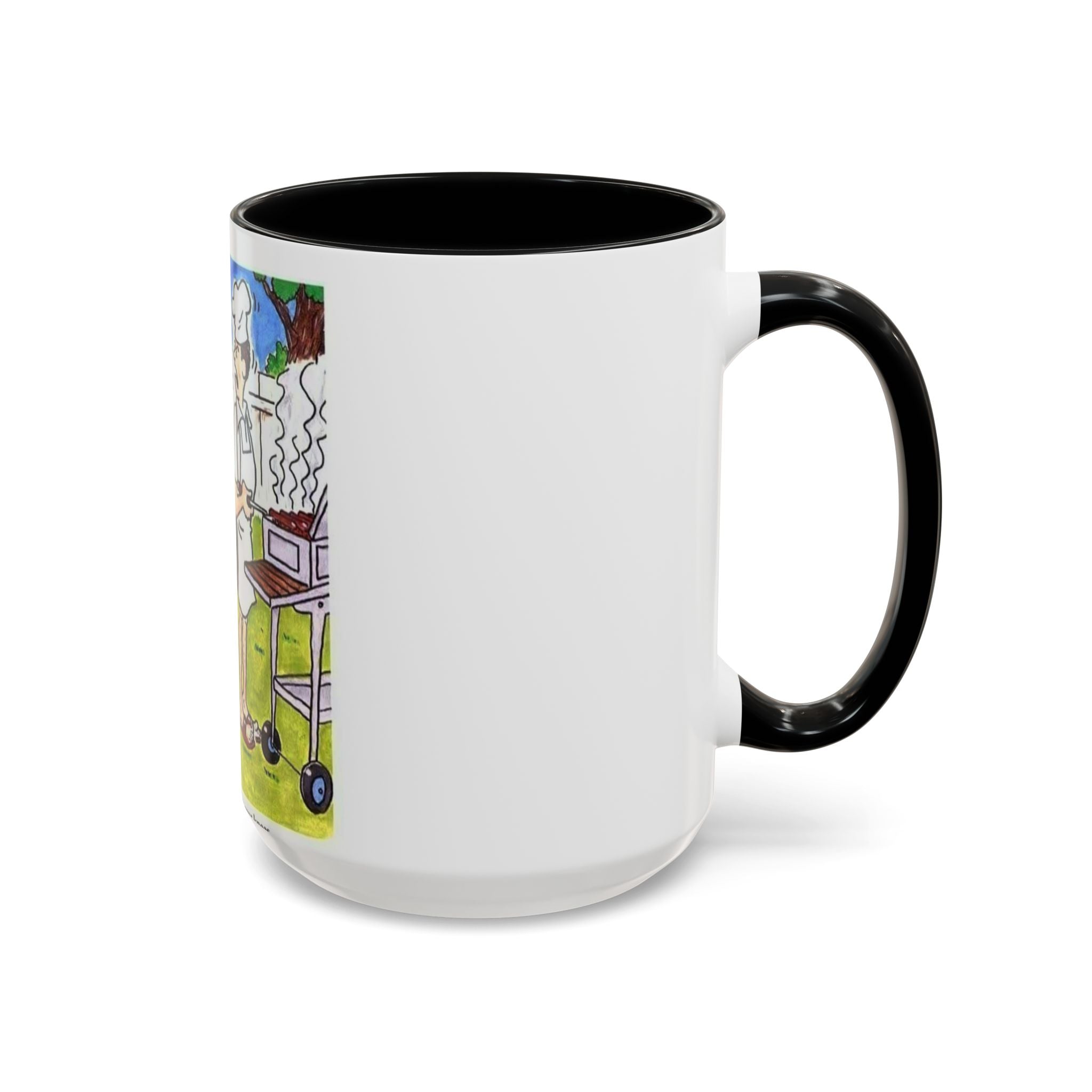 Backyard BBQ Cartoon mug | Accent Coffee Mug 11oz 15oz