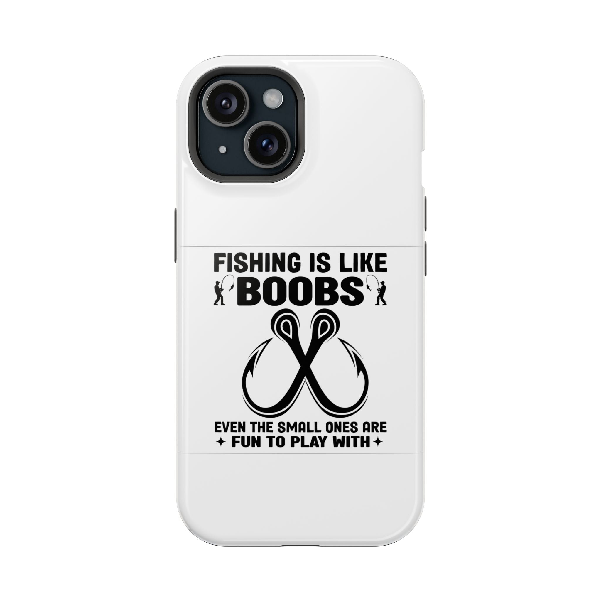 Fishing Is Like Boobs phone case | Impact-Resistant Case