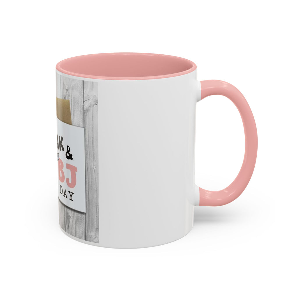 Happy Steak & BJ Day Mug | Novelty Coffee Mug, Humorous Holiday Design