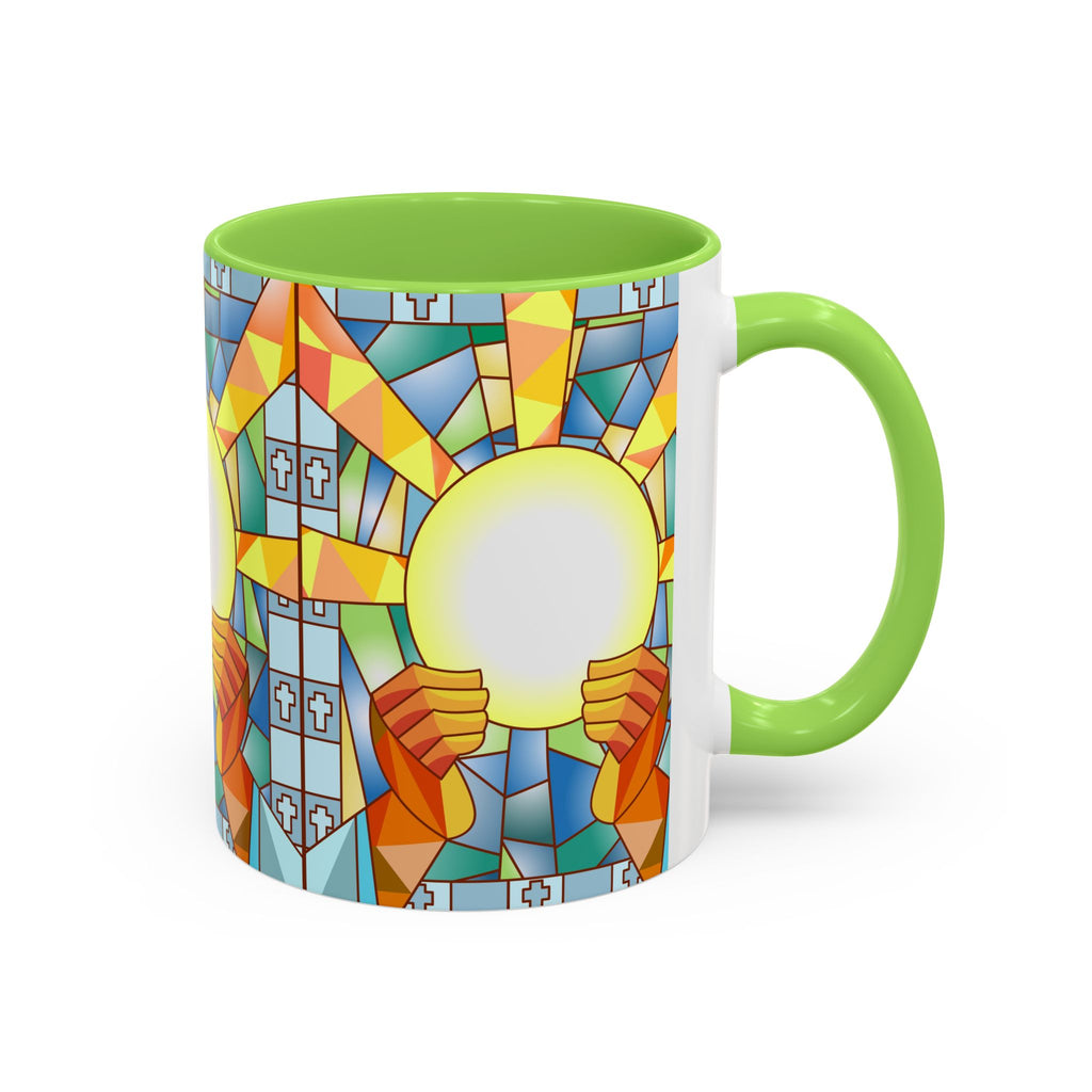 Stained Glass Eucharist Chalice Mug | Church Communion Ceramic Mug