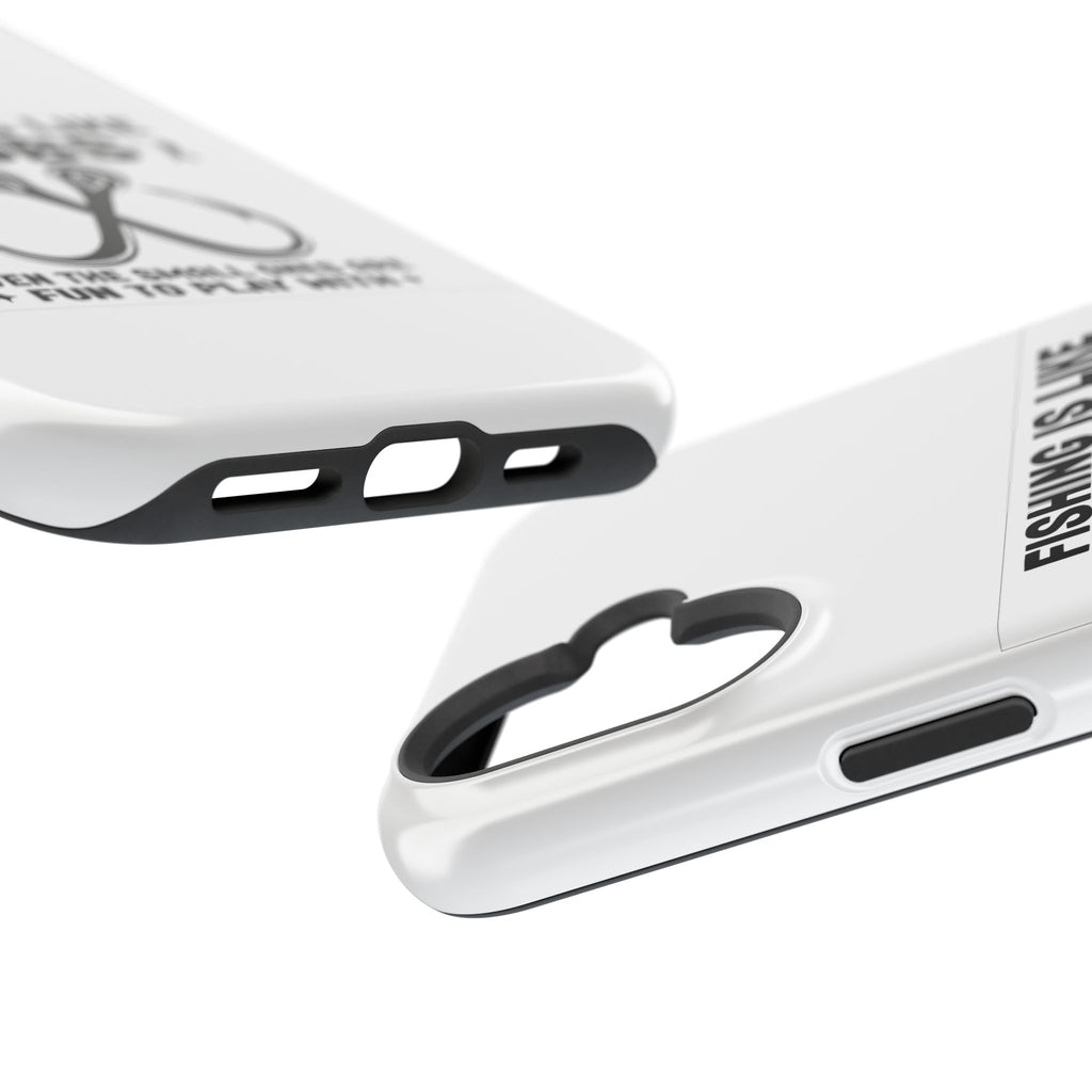 Fishing Is Like Boobs phone case | Impact-Resistant Case
