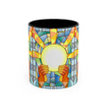 Stained Glass Eucharist Chalice Mug | Church Communion Ceramic Mug