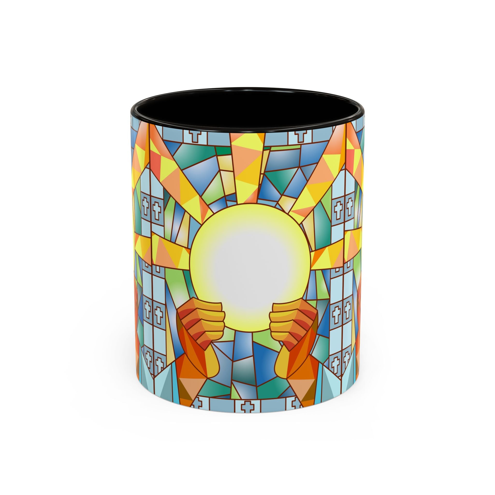 Stained Glass Eucharist Chalice Mug | Church Communion Ceramic Mug
