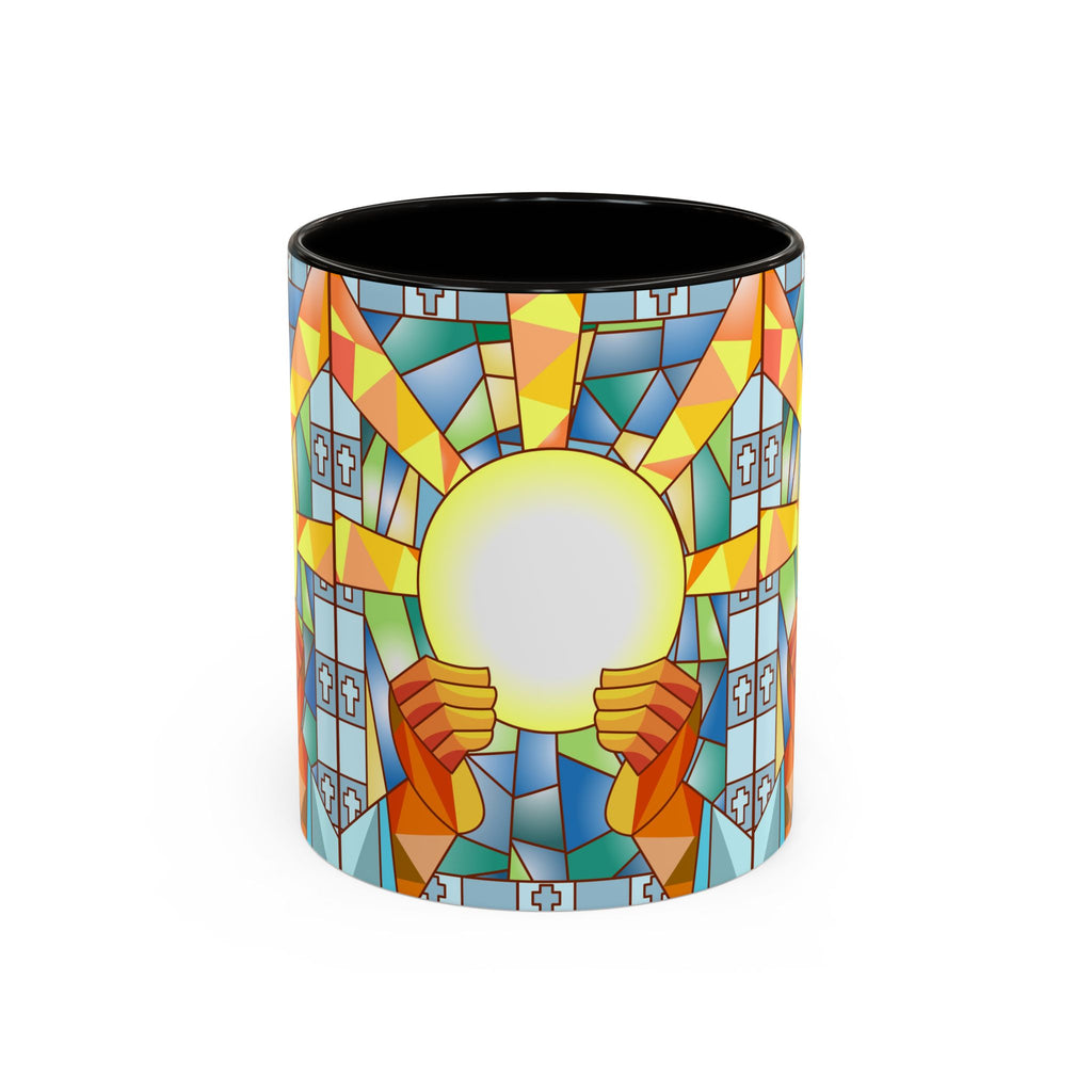 Stained Glass Eucharist Chalice Mug | Church Communion Ceramic Mug