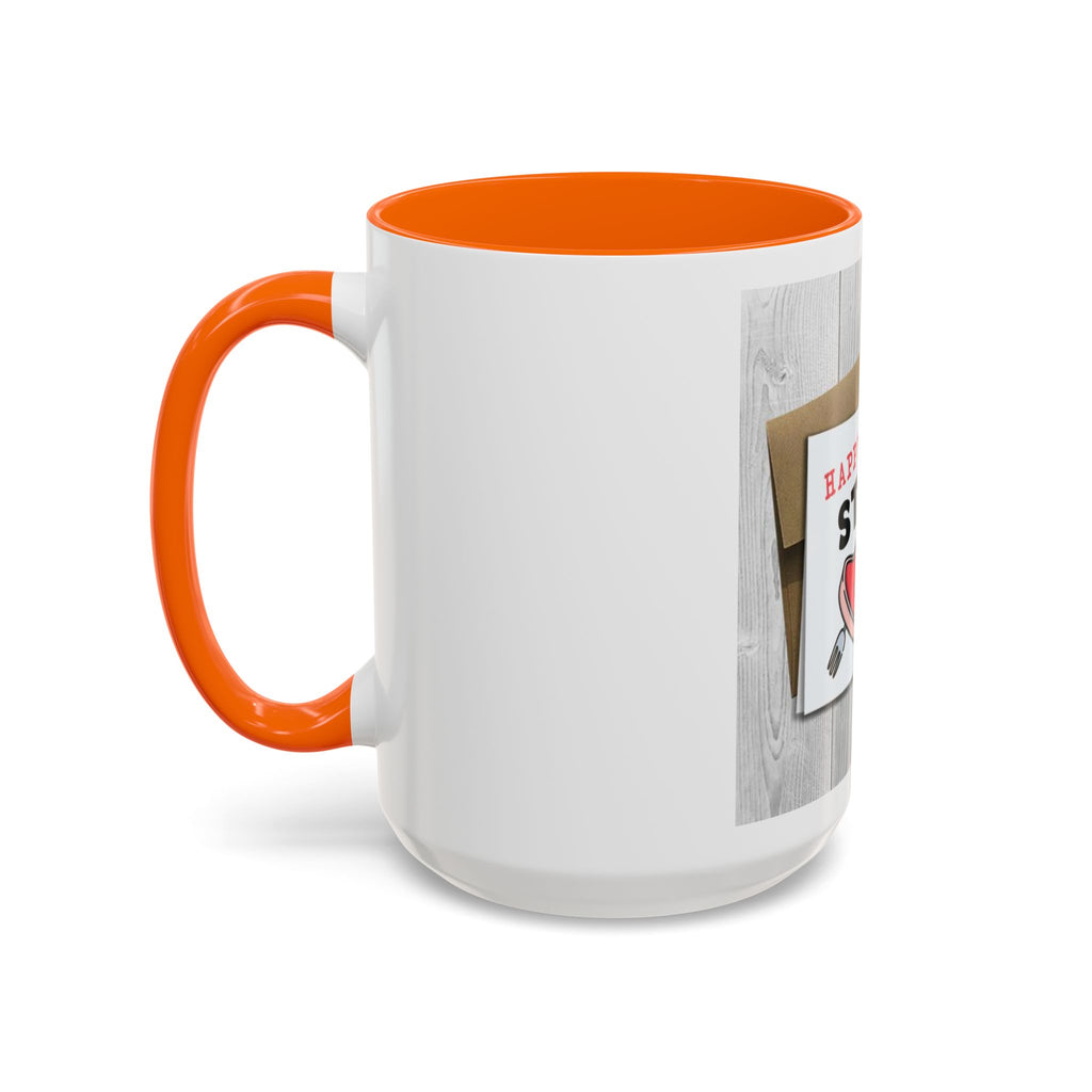 Happy Steak & BJ Day Mug | Novelty Coffee Mug, Humorous Holiday Design
