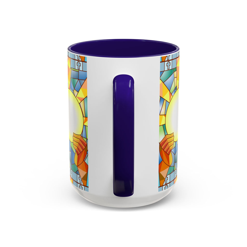 Stained Glass Eucharist Chalice Mug | Church Communion Ceramic Mug