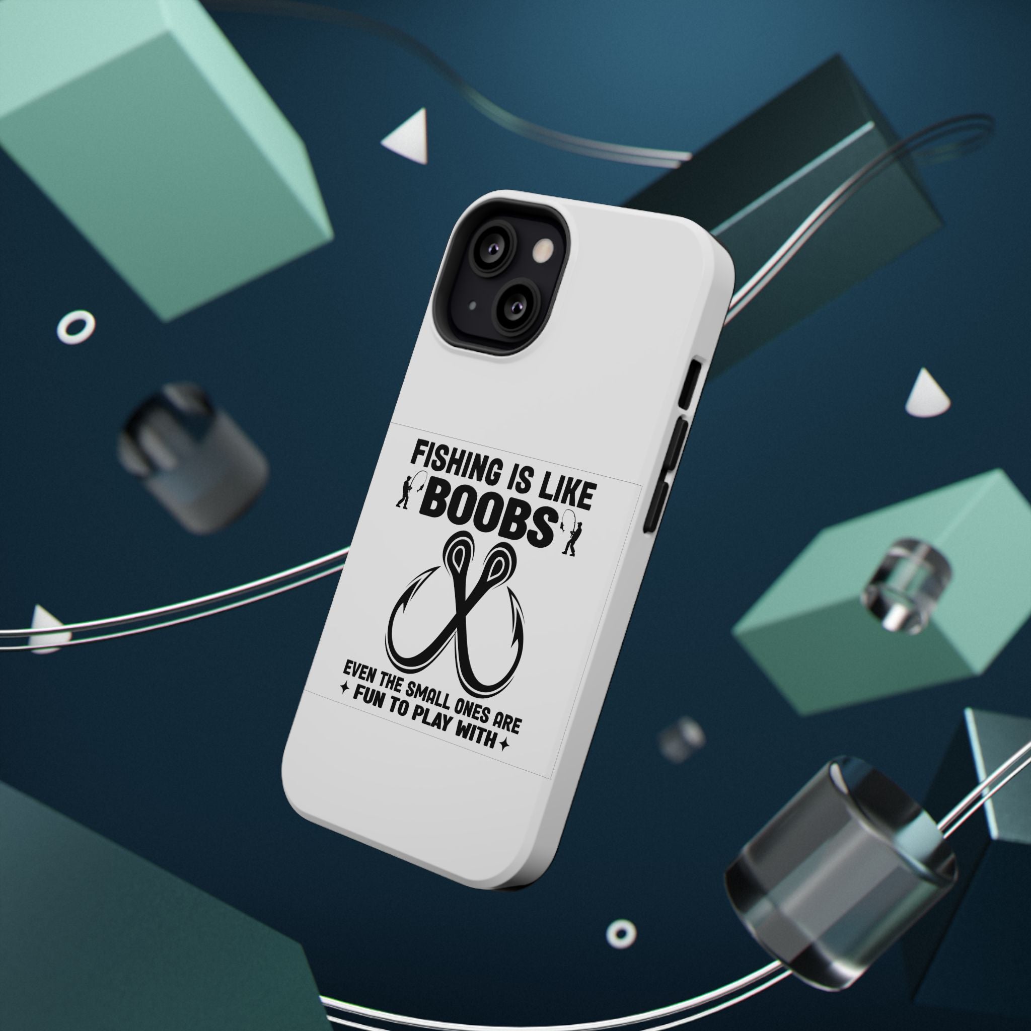 Fishing Is Like Boobs phone case | Impact-Resistant Case