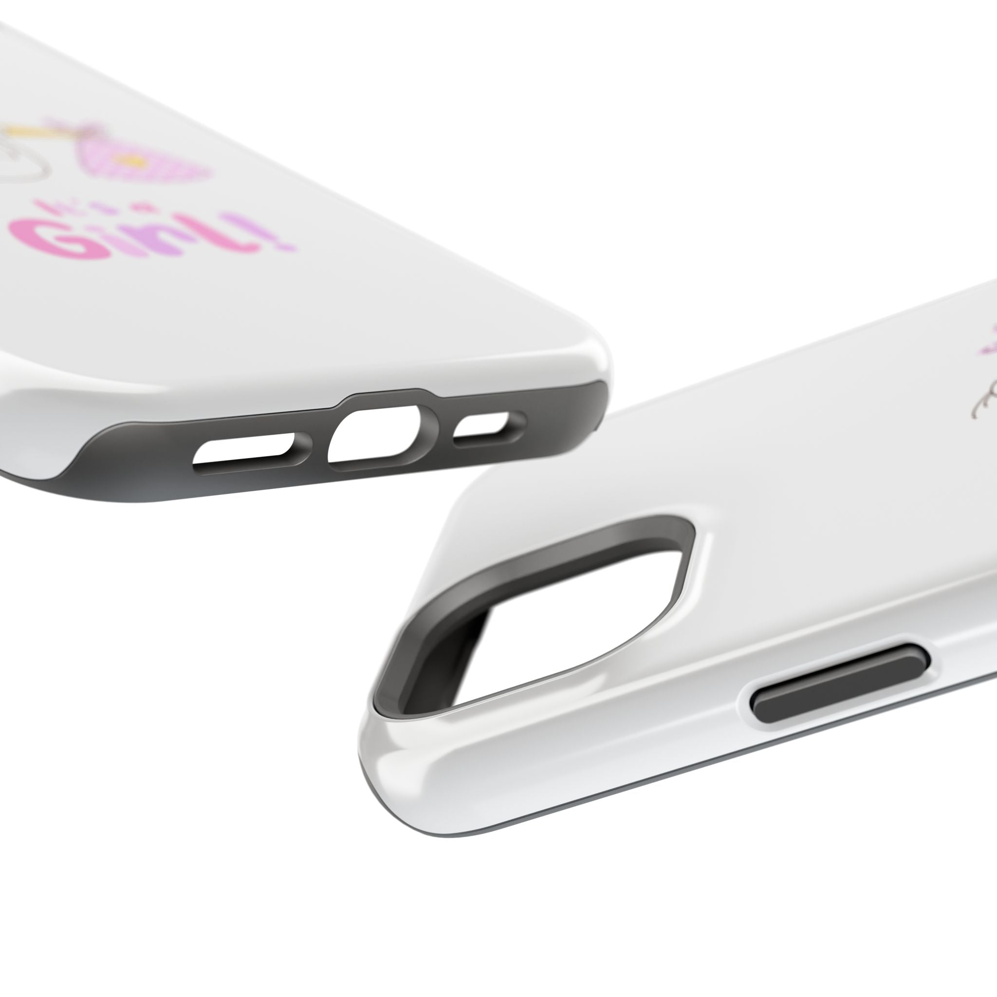 Phone Case - "It's a Girl!" Stork Baby Announcement Impact-Resistant Case