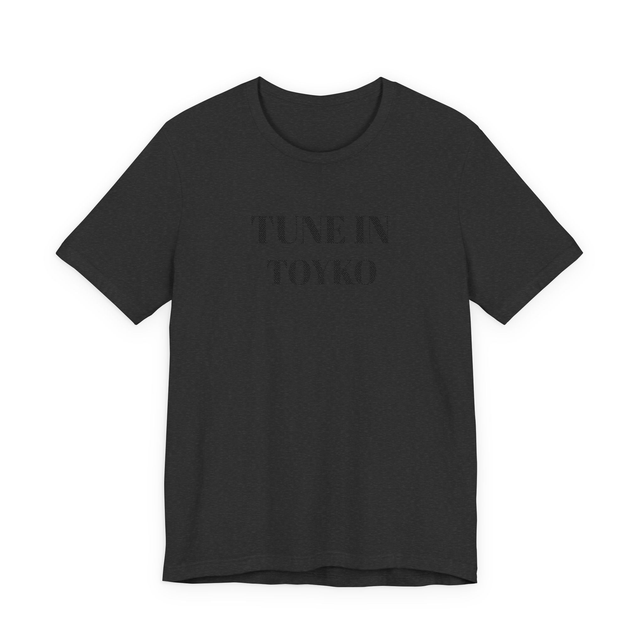 Tune In Toyko Tee | Text Graphic Shirt, Minimalist Stencil Typography