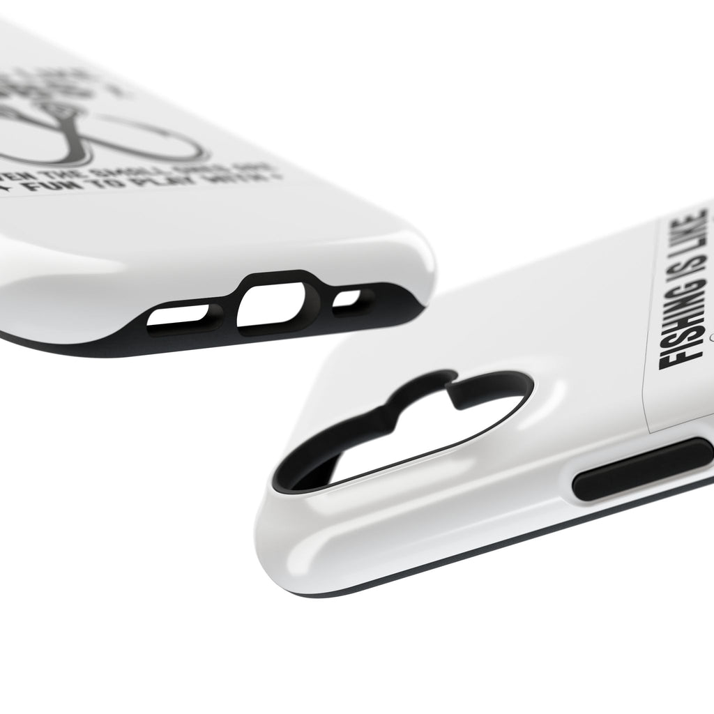 Fishing Is Like Boobs phone case | Impact-Resistant Case