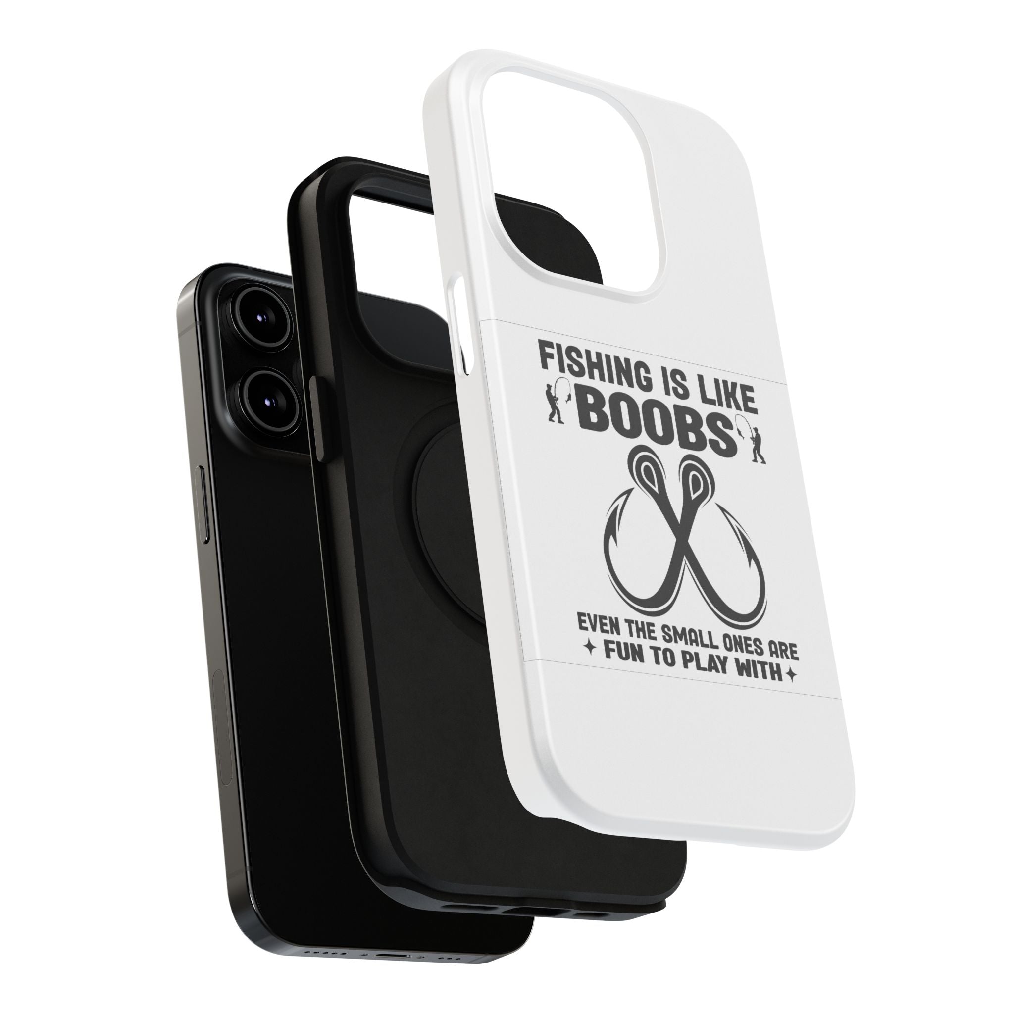 Fishing Is Like Boobs phone case | Impact-Resistant Case