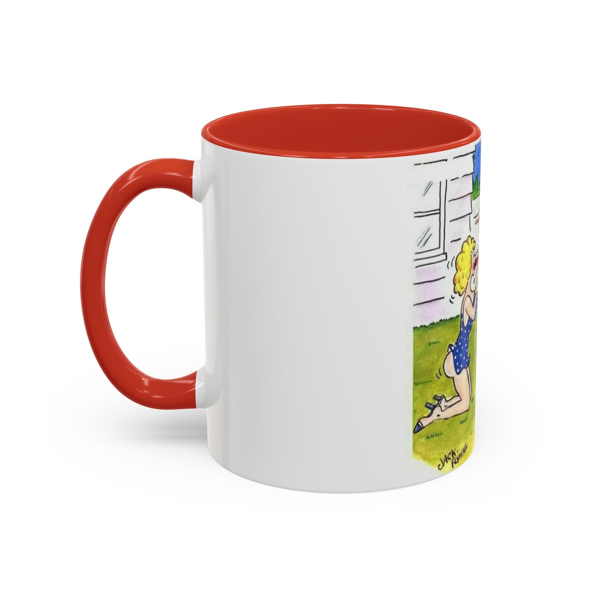 Backyard BBQ Cartoon mug | Accent Coffee Mug 11oz 15oz