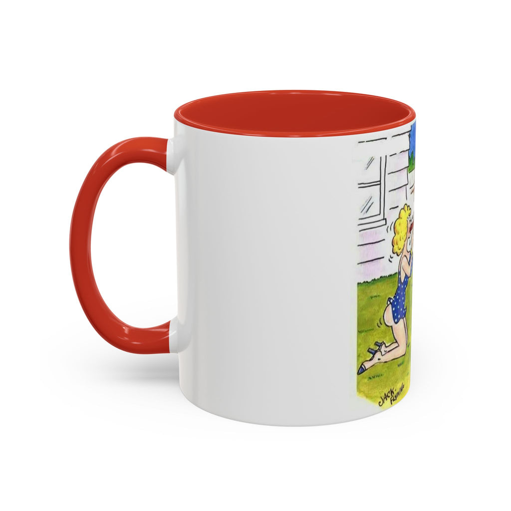 Backyard BBQ Cartoon mug | Accent Coffee Mug 11oz 15oz