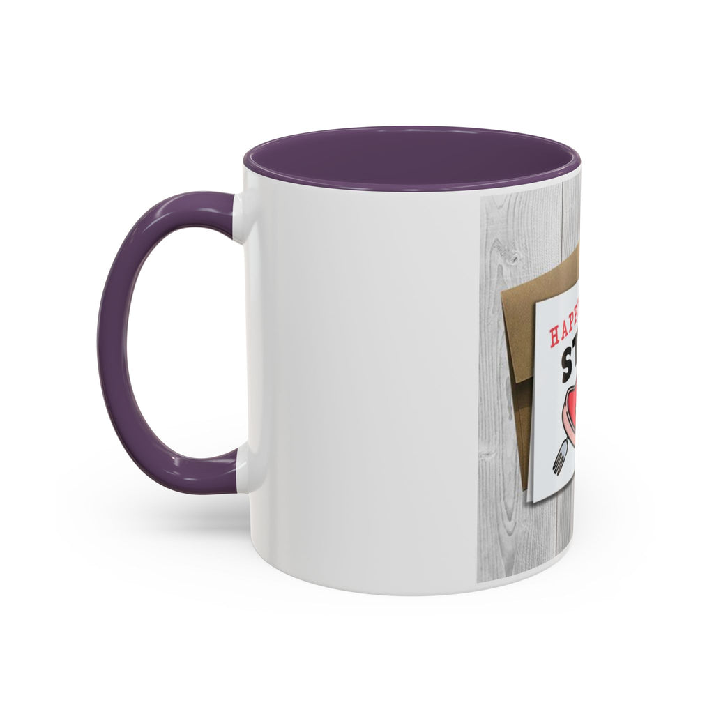 Happy Steak & BJ Day Mug | Novelty Coffee Mug, Humorous Holiday Design