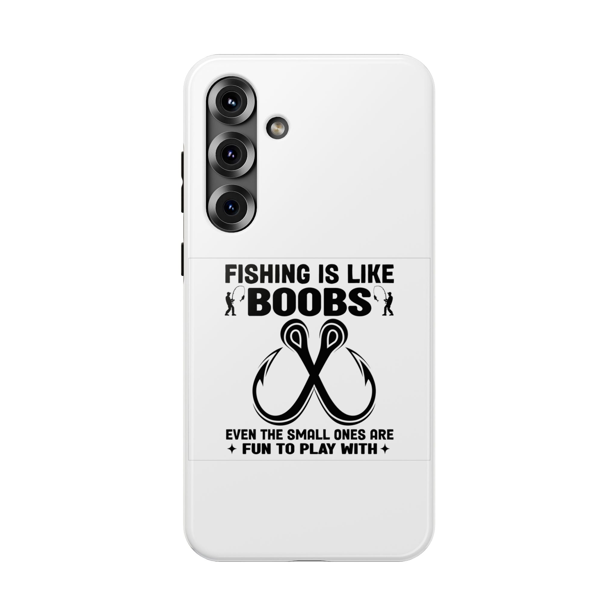 Fishing Is Like Boobs phone case | Impact-Resistant Case