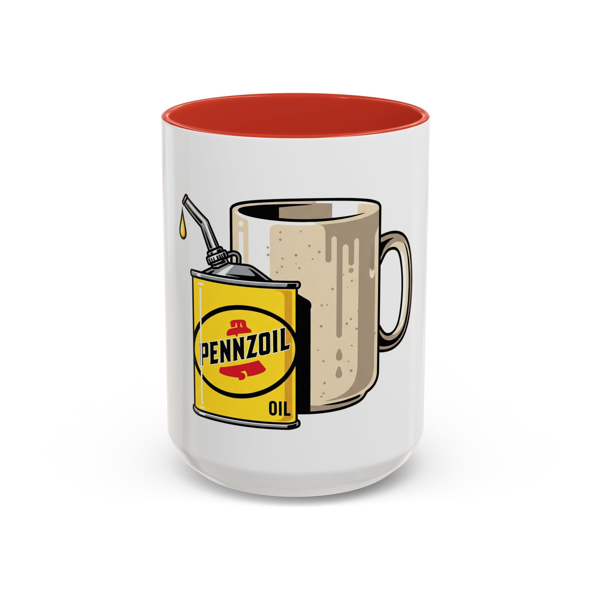 Pennzoil Coffee Mug | 11 oz & 15 oz Ceramic Accent Mug