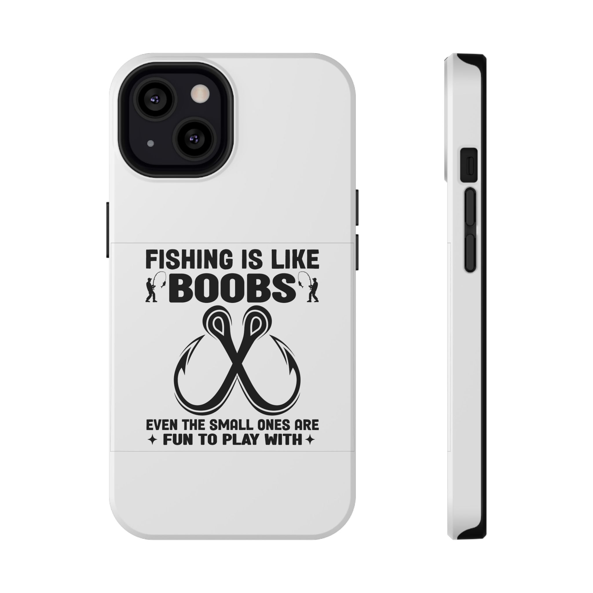 Fishing Is Like Boobs phone case | Impact-Resistant Case