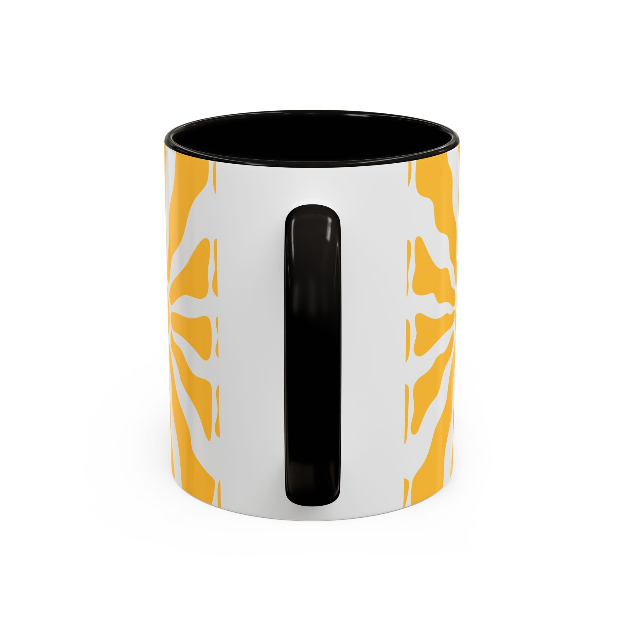 Yellow Sunburst Mug | Ceramic Coffee Cup