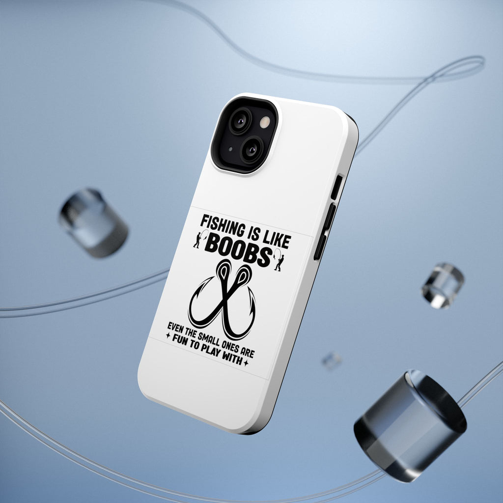 Fishing Is Like Boobs phone case | Impact-Resistant Case