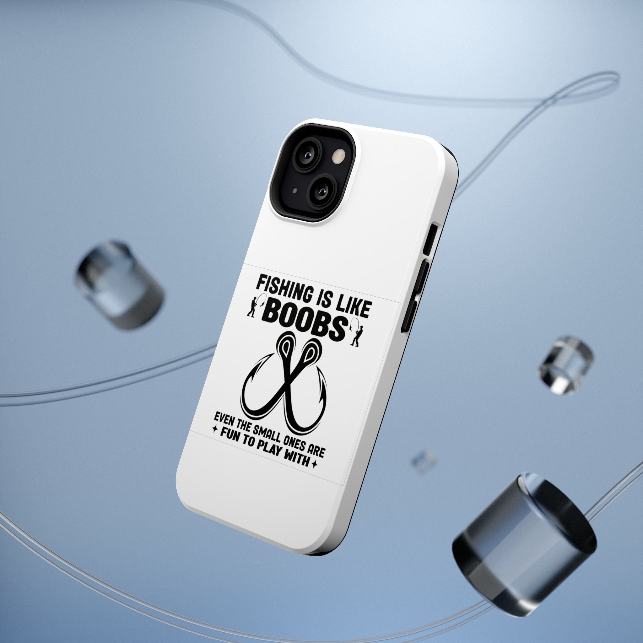 Fishing Is Like Boobs phone case | Impact-Resistant Case
