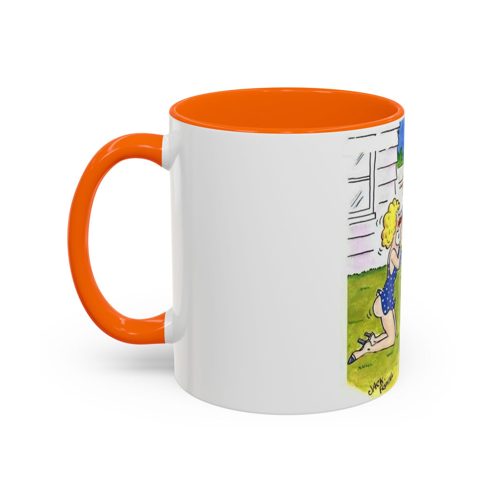 Backyard BBQ Cartoon mug | Accent Coffee Mug 11oz 15oz